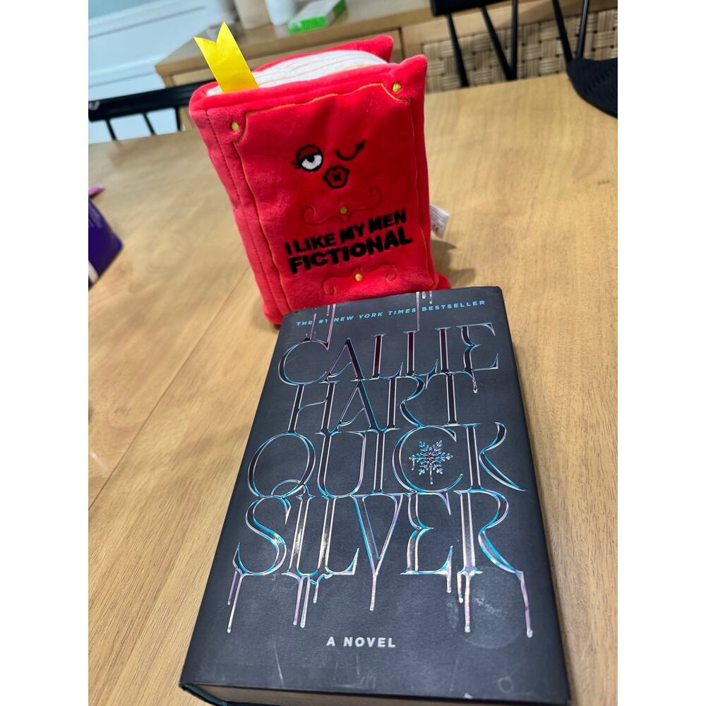 Quicksilver Special Edition not perfect and "I Like my men fictional" stuffie